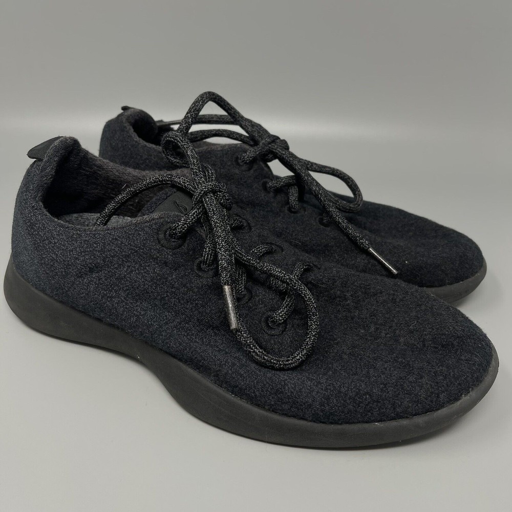 Allbirds Sz 7 Wool Runners Charcoal Black Sneakers Women's
